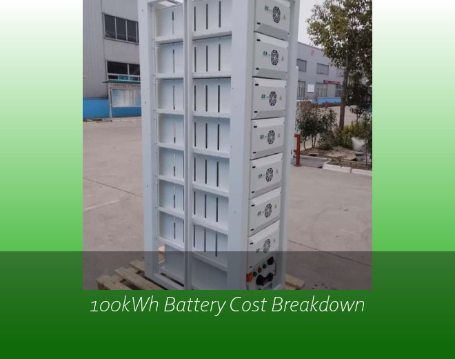 100kWh Battery Cost Breakdown